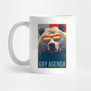 Gay Agenda Bear Mug